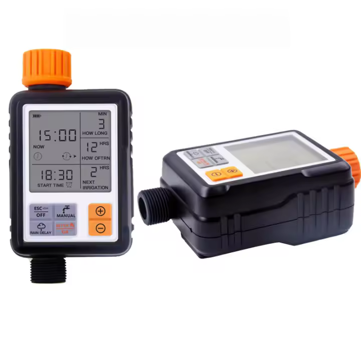 Temporizador De Riego Para Jardín Digital Inteligente Con Pantalla Grande Programable Ahorrador De Agua Y Tiempo Micro Rociador - 1