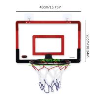 Mini Portería De Baloncesto Para Indoors Para Niños Y Adultos 40 X 20 Cm Juguete De Juegos Familiares Para Puertas O Paredes De Casa Y Oficina Material Plástico - details 1