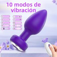 Vibrador Anal Con Control Remoto Vibrador Para Parejas Prostate Massager Plug Butt Wireless Man Sex Toys Silicone Adultos - details 1