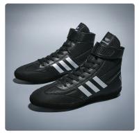 Zapatos De Lucha Profesional Para Hombres Y Mujeres Transpirables Antideslizantes Confortables Zapatos De Boxeo Adultos Artesanos Sin Capa De Metal - details 6