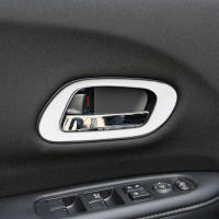 Juego De 4 Pegatinas De Cromo Para Manijas De Puertas Internas De Coche Para Honda HRV HR-V Vezel 2013-2018 Accesorios De Interiores - details 3