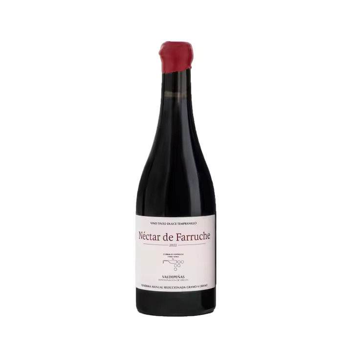Blanco y Tinto Néctar de Farruche (50cl)- Tempranillo - Corrales Espinosa Family Wines - Vino Tinto de Autor de Valdepeñas - 1