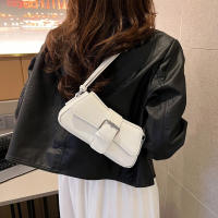 Bolso Bandolera De Cuero Sólido Para Mujer Estilo Lujo Diseñador Bolso De Hombro Underarm Moda 2024 Bolsos Y Monederos Para Dama - details 3