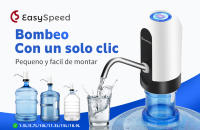 Dispensador de Agua, dispensador electrico con Bateria 1200 mAh, Bomba Grifo de Agua, Eléctrica Portátil con 2 adaptadores para Botellas y garrafas de 5, 8, 10, 13 y 20 litros - details 5