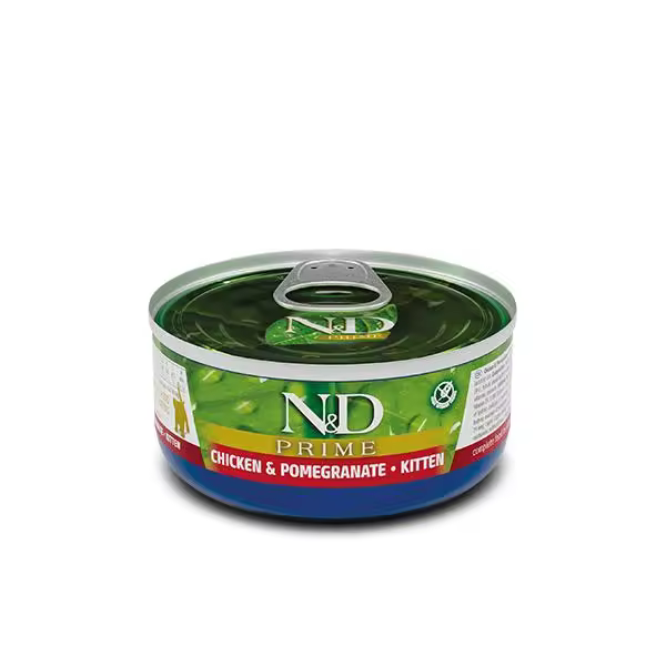 FARMINA N&D CAT KITTEN PRIME POLLO CAJA 24X70GR / Alimento completo para gatitos, gatos gestantes o lactantes - 1