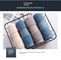 Toalla Gruesa De Algodón Puro Absorbente Y Secado Rápido Toalla Facial Suave Para El Hogar Y El Baño 1 Pieza - details 8