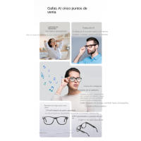 Gafas Inteligentes AI con traductor AR 134 Idiomas - Auriculares Bluetooth 5,3 Invisibles + asistente vocal | Sonido 3D BOX, Control Musical, IP65 Agua/Polvo | 72h Autonomía, way Relajación y Fotos por Voz | Gift Tecnológico para Padres Viajeros - details 0