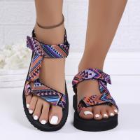 SP Nuevas sandalias de Playa de estil étnico con Velcro y Suela Gruesa de verano a juego para Mujer Talla 43. - details 9