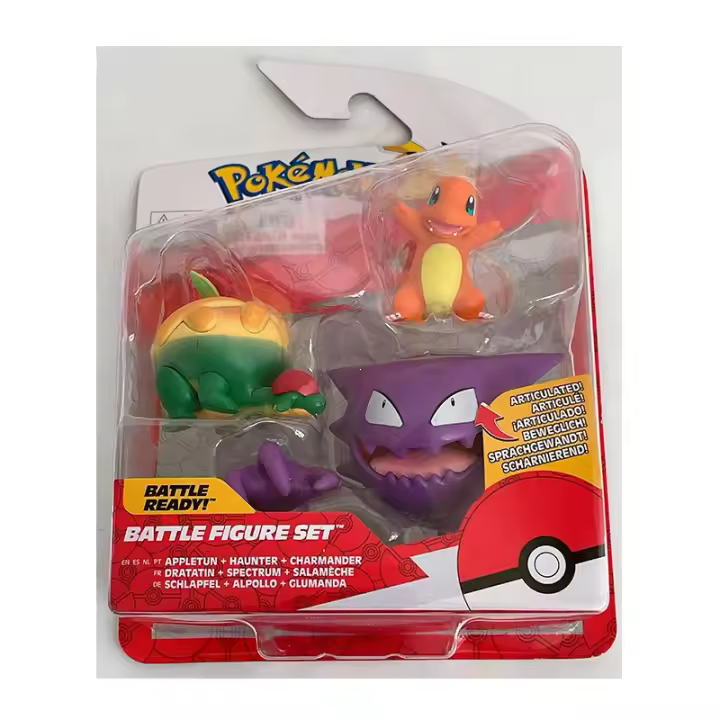 Pokemon Pack 3 Figuras Pokémon Surtido - Entrena, Crea Equipos y Compite - 1