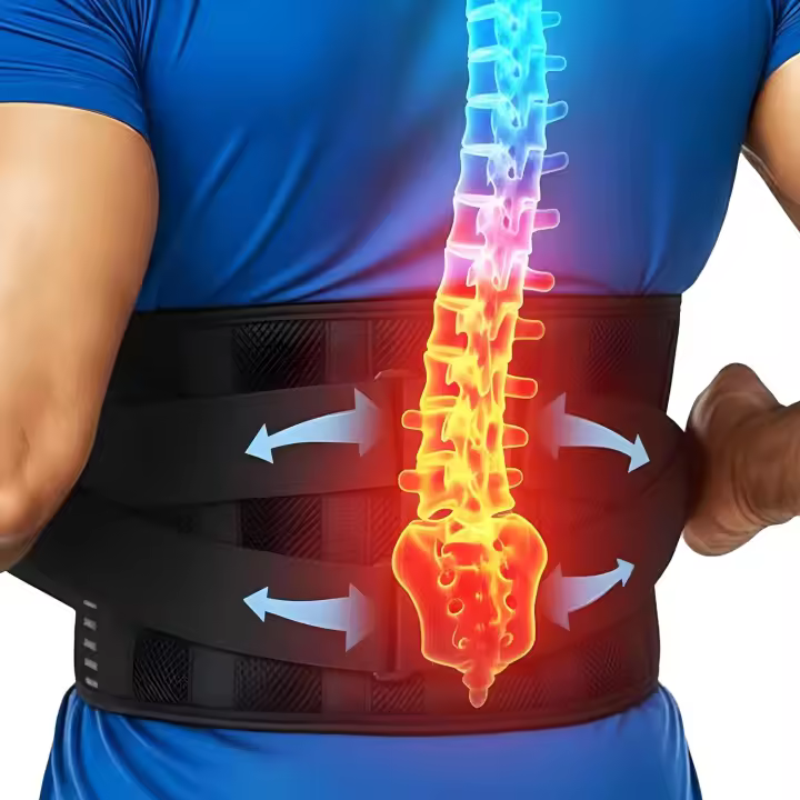Cinturón De Soporte Lumbar Ajustable Para Alivio De La Dolor De Espalda Y Sciatica Para Hombres Y Mujeres Uso En El Trabajo - 1
