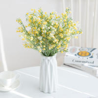 5 Tenues De Flor Artificial Gypsophila Para Boda Navidad Decoración De Hogar Vaso Fotografía Propiedad Color Simulación Plantas Material Plástico - details 4
