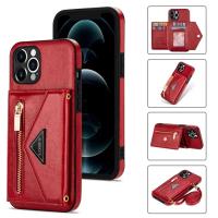 Funda De Cuero Para iPhone Con Lanyard Y Monedero Porta Tarjetas Funda Crossbody Protectora Anti-Scratch Antisalpicaduras Para Modelos 13 12 Mini 15 14 11 pro Max XS XR 7 8 plus - details 4