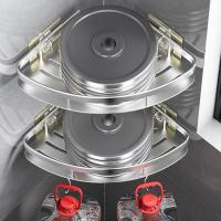 Organizador De Baño Y Cocina Estante De Ducha En Acero Inoxidable Soporte Para Shampoo Estante De Esquina Montado En La Pared Accesorios De Baño Y Cocina - details 7