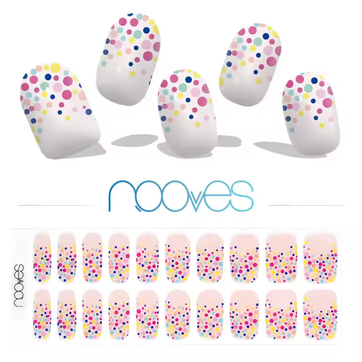 NOOVES NAILS Láminas de Uñas de Gel Precurado Premium - Black Leopard - Art Design  Tiras De Uñas De Gel Semicurado Pegatinas Uñas Semipermanente en Gel Gel Nail stickers Uñas de gel Pegatinas - 1