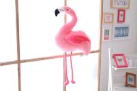 Muñeco De Peluche Flamenco Rosa 25cm 40cm Juguete Suave Para Niños Regalo De Boda Alta Calidad Animal De Peluche - details 9