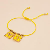 Pulsera Ajustable Bohemia Go2Boho Con Cordón Y Cuentas De Corazón Y Cruz Joyería Hecha a Mano Para Mujer Accesorios Bohemios - details 6