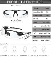 Gafas De Sol Fotocromáticas Para Hombre Y Mujer Marcas De Moda Deportivas Para Ciclismo Pesca Correr Y Conducir - details 1