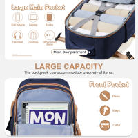 Mochila Ryanair Unisex Impermeable Para Viajes Con Portátil Para Hombre Y Mujer Bolsa De Equipaje De Cabina Con Manija Suave Sistema De Almacenamiento Air Cushion Belt - details 3