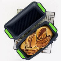 Molde Para Pastel De Silicona Alimentaria Tostadora Para Pan Brownie Dessert Madeleine Molde Para Baguette Herramientas De Hornear Muffinwaren - details 1