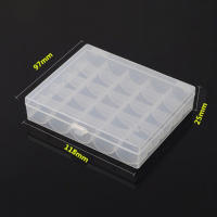 Organizador De Bobines De Costura Vaciados 25 Unidades Caja De Almacenamiento Plástico Para Máquina De Coser - details 7