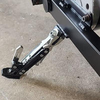 Soporte Lateral Ajustable Para Motocicleta Universal Trípode De Pie De Aluminio Estaciónamiento De Moto Compatible Con Todas Las Marcas - details 5