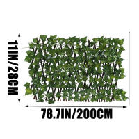 Valla De Privacidad Expansible De Iva Artificial Jardín Decorativo Falso Trellis Para Balcones Patios Decoraciones Exteriores - details 17