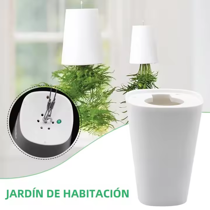 Maceta Inversa Para Plantas De Interior Con Flor Antigua Reciclada Cerámica Para Patio Jardín Y Escritorio Estilo Europeo - 1