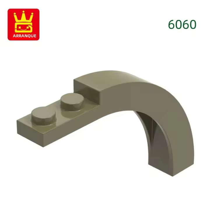 Bloques De Construcción Compatible Con Bloques De Lego Wange 60Pcs 6060 Alta Curvatura 2 Puntos Juguete Educativo Para Niños Caja De Regalo - 1