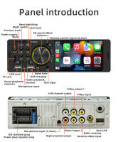 BQCC 1 Din4.1 Pulgadas Pantalla Táctil Radio Para Coche Con Android Auto Carplay Bluetooth FM USB Lámparas Colores Universales Stereo De Coche - details 13