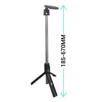 Niucom palo selfie extensible 2 en 1 trípode para móvil para fotos compatibilidad universal para fotografía móviles obturador disparador remoto inalámbrico Bluetooth - details 2