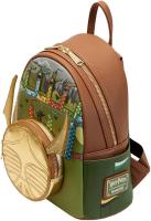 LOUNGEFLY MOCHILA  Golden Snitch Dorada Quidditch  BACKPACK  mujer Gryffindor RAvenclaw Slytherin Hufflepuff - details 1