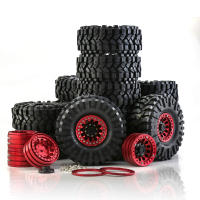 4pcs Rines De Rueda De Aleación De Aluminio Para Coche RC 1/10 Rock Crawler 1.9" Para Axial Scx10 Rr10 Wraith Trx4 D90 Piezas De Coche RC - details 16