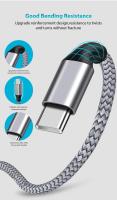 Cable De Carga Rápida PD 60W Con Hilo Tejido Para iPhone 15 pro MAX Huawei Samsung Xiaomi OPPO Tipo C a Tipo C Longitudes Varias 3M 5M 8M 10M - details 3