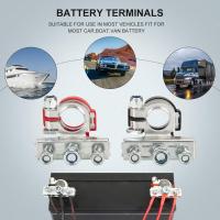 Conexiones del terminal de la batería Terminales de la batería, placa de cobre, positivo y negativo, aplicados en automóviles, barcos, furgonetas, etc. - details 2