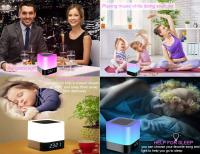 Lámpara de noche with Bluetooth y despertador, decorative Luz de noche para dormitorio, lámpara de Mesa que cambia de color, Gift para adolescentes, Niños, Regalos de Navidad para Mujeres - details 3