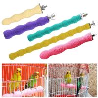 Juguete Para Aves Periquito Y Papagayo Madera Natural Con Polvo De Colores Torro De Masticar Para Pies De Mascotas Herramienta De Entrenamiento Y Diversion - details 0