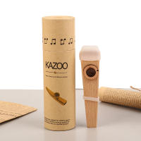 1Pc Flauta De Madera Kazoo Fácil De Aprender Y Jugar Para Principiantes Instrumento De Accompagnement Simple - details 5