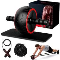 Kit De Entrenador Abdominal Silencioso Y Desmontable Ab Wheel Para Ejercicios De Fortalecimiento Core Adecuado Para Gimnasio Doméstico Equipo De Fitness - details 0