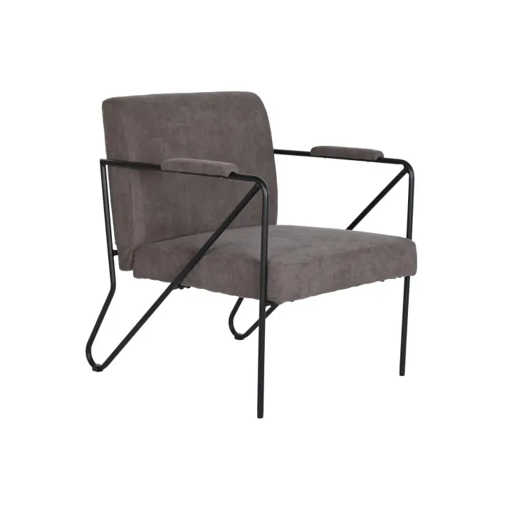 Butaca Poliester Metal 64X69,5X76 Gris - 1