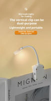 Luz De Lectura Portátil LED Recargable USB Protección Ocular Luz Nocturna Mini Doble Plegable Para Estudio Y Viaje - details 3