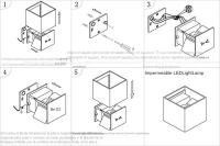 Lámpara De Pared LED IP65 Para Exteriores Luz De Porche Balcón Jardín Pasaje Decorativa Iluminación Interior Lámpara De Borde AC110V 220V Aluminio - details 1