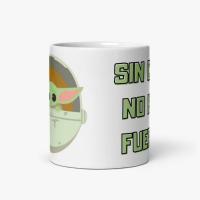 Taza Cerámica Baby Yoda Sin Café No Hay Fuerza 350 Ml Star Wars Stamina - details 1