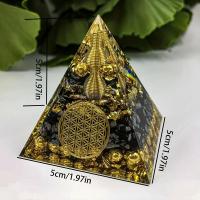 Pyramide De Obsidiana De Navidad Decoración Para El Hogar Y Acuario Regalo Ideal Para Amigos Figura De Piedra Estilo Europeo - details 2
