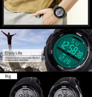 Reloj Deportivo Para Hombres SKMEI Reloj Militar Digital Resistente Al Agua Estilo Simple F Fashion Con Pantalla LCD Cierre De Hebilla Material PU - details 6