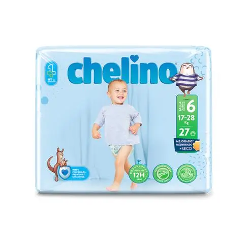 CHELINO PAÑAL TALLA 6 - 27 UNIDADES - 1