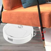 Robot Aspirador Automático Fully Automatic Sweeping USB Recargable Secado Y Limpieza De Suelos Inteligente Para El Hogar Blanco Y Negro - details 8