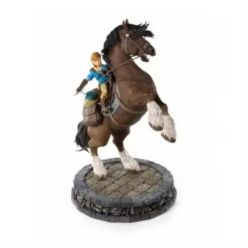 Figura Link Horseback Estatua Resina The Legend of Zelda BOTW 56 cm IMPERDIBLE - 1