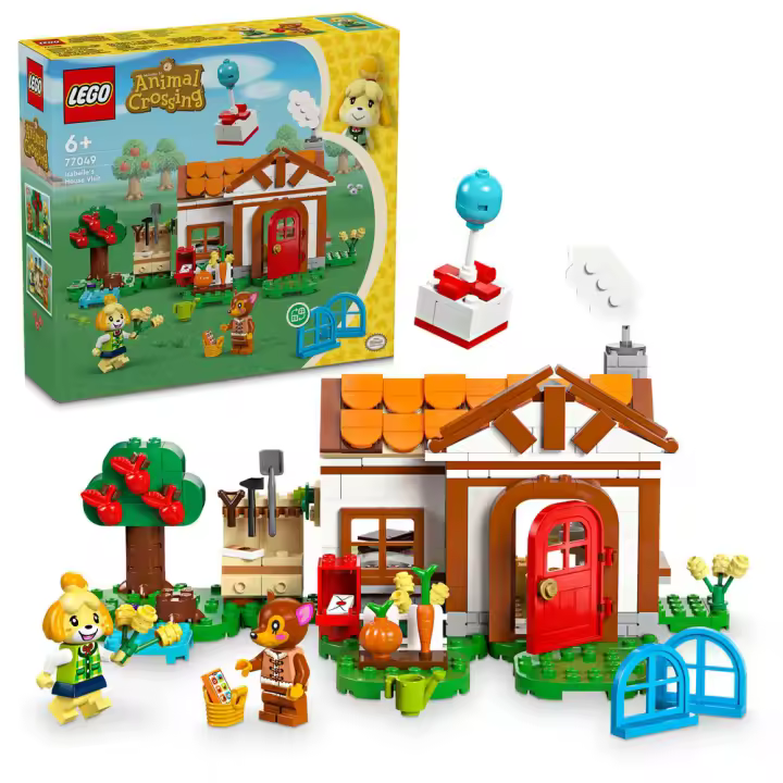 LVisita la Casa de Fauna con Canela - LEGO Animal Crossing 77049 - Set de Construcción Creativa para Niños - 1