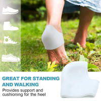 BIT pares de taloneras de gel, almohadillas de silicona para protección del talón, calcetines para el talón - details 7