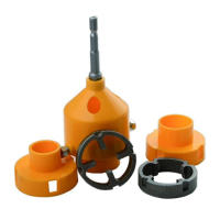 Kit De Torneador De Tubo PVC Con Herramienta De Reparación De Plomería Manual Dientes De 1/2 Pulgada 3/4 Pulgada 1 Pulgada Material De Acero Aluminizado - details 6